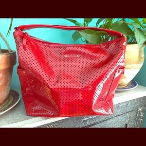 Kate Spade Red Patent Leather LG Bag